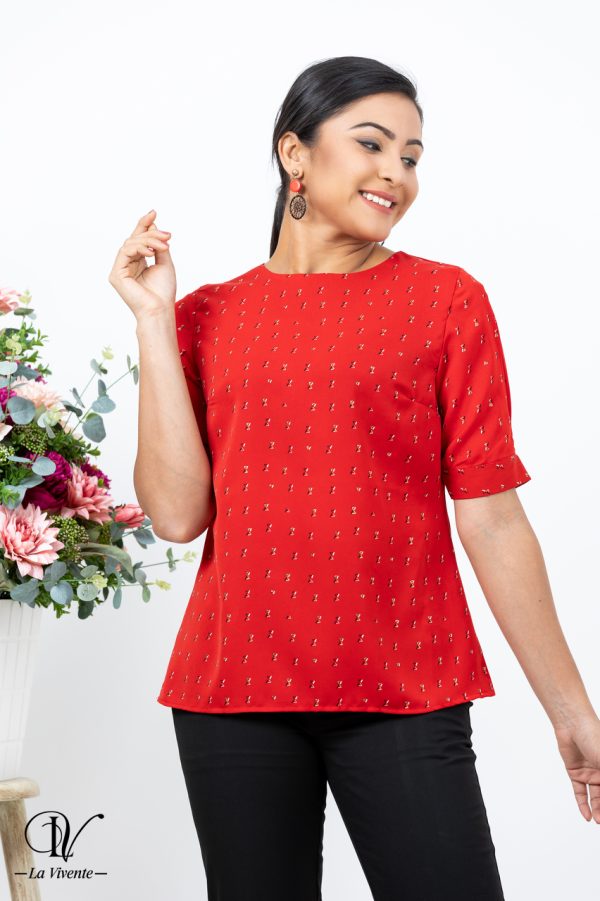 Short Sleeve Blouse Top