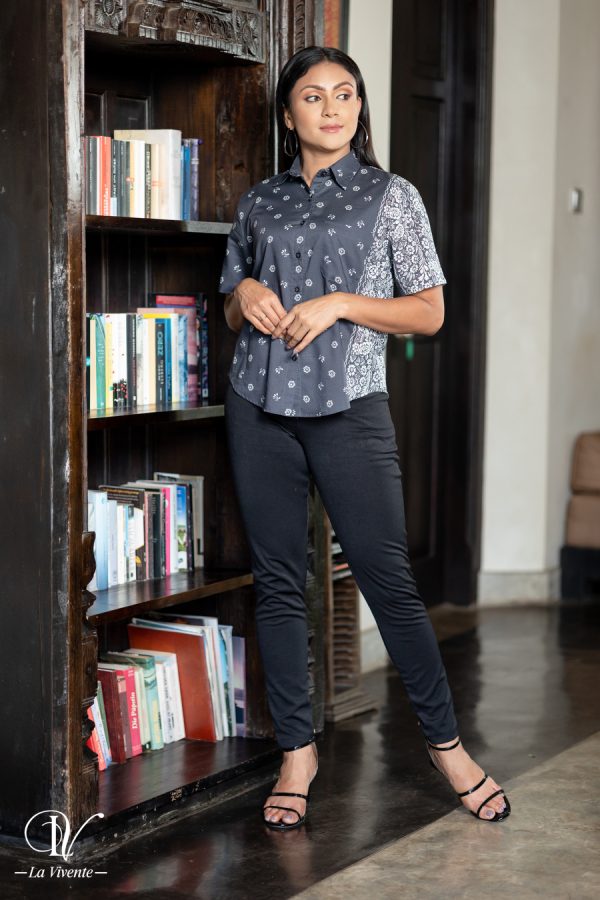 Printed Shirt Top - Image 3