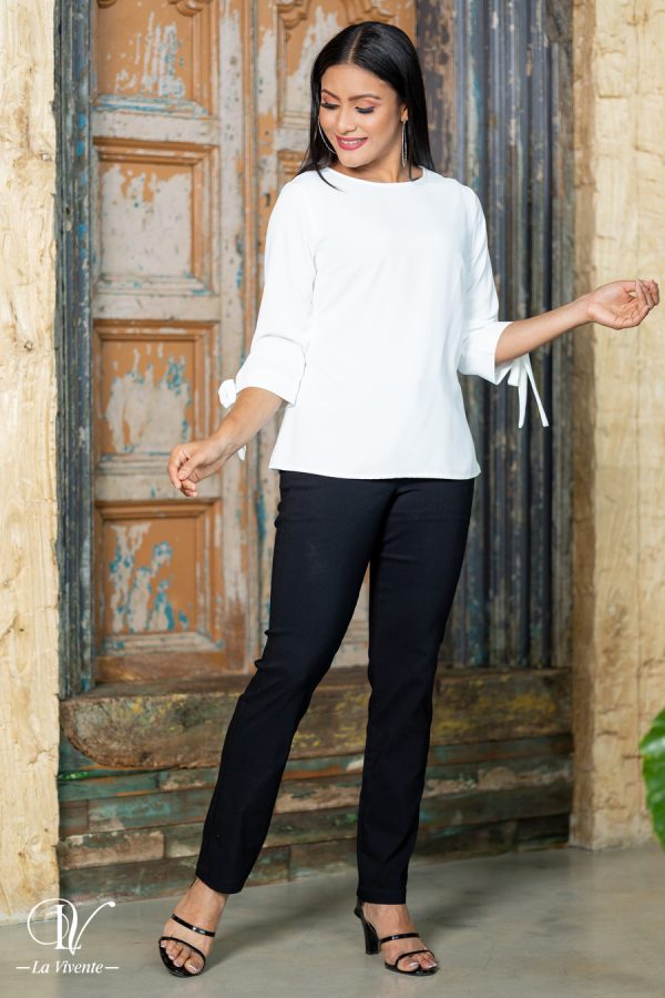 Tie-up Sleeve Top - Image 4