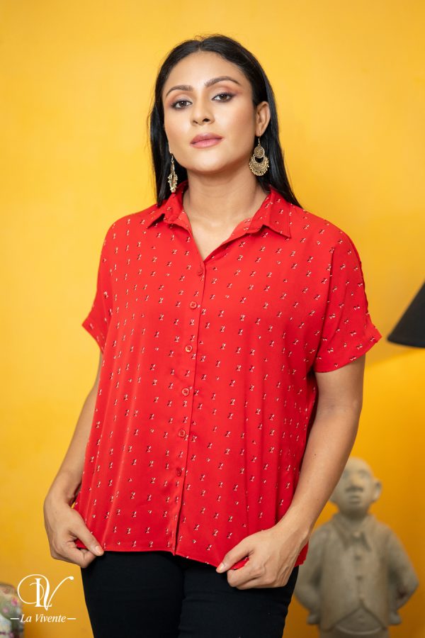Printed Comfy Fit Shirt Blouse - Image 3