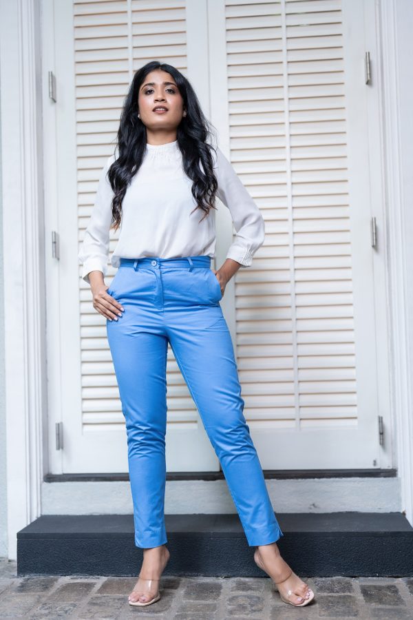 Light Blue Office Pant