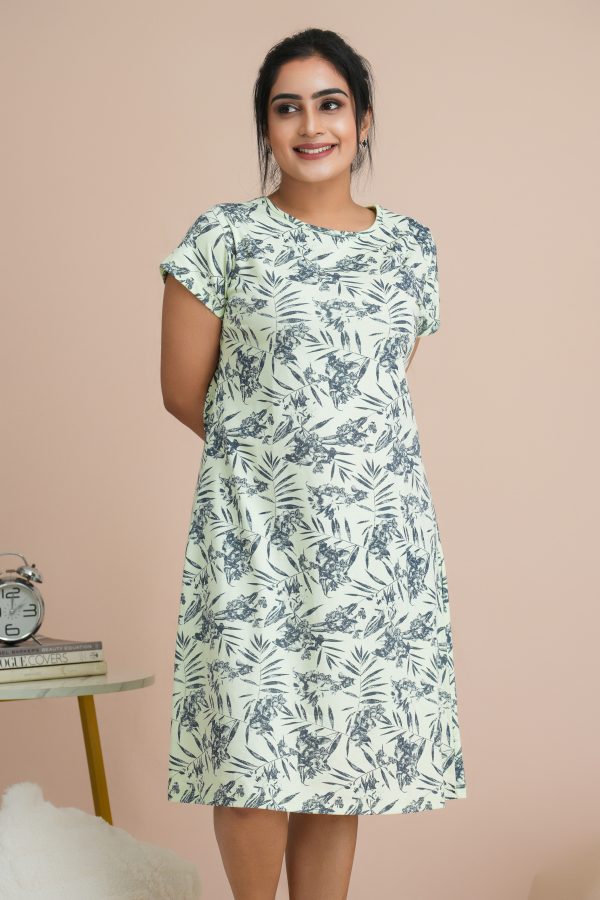 Printed Loose-fit Nightdress - Image 3