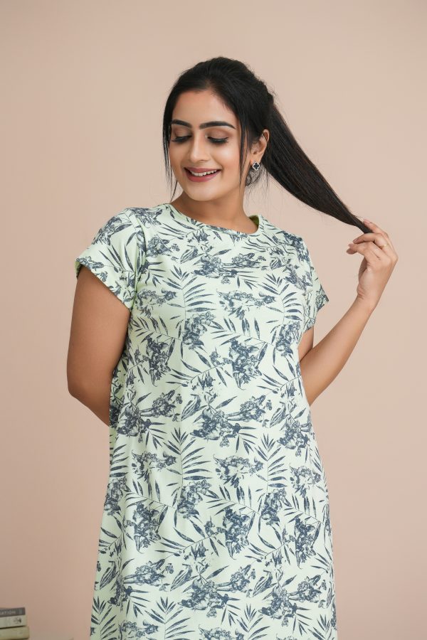 Printed Loose-fit Nightdress - Image 2
