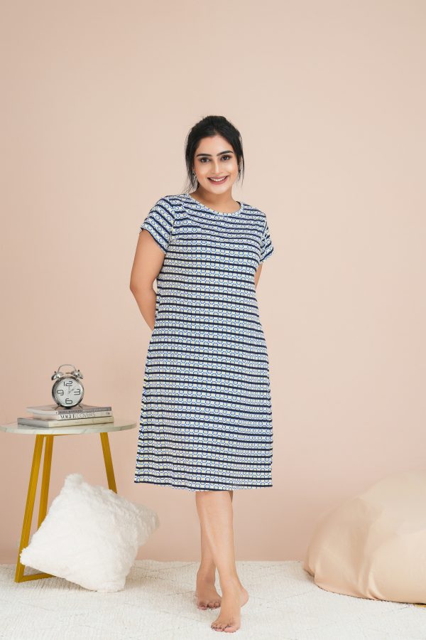 Printed Loose-fit Nightdress - Image 9