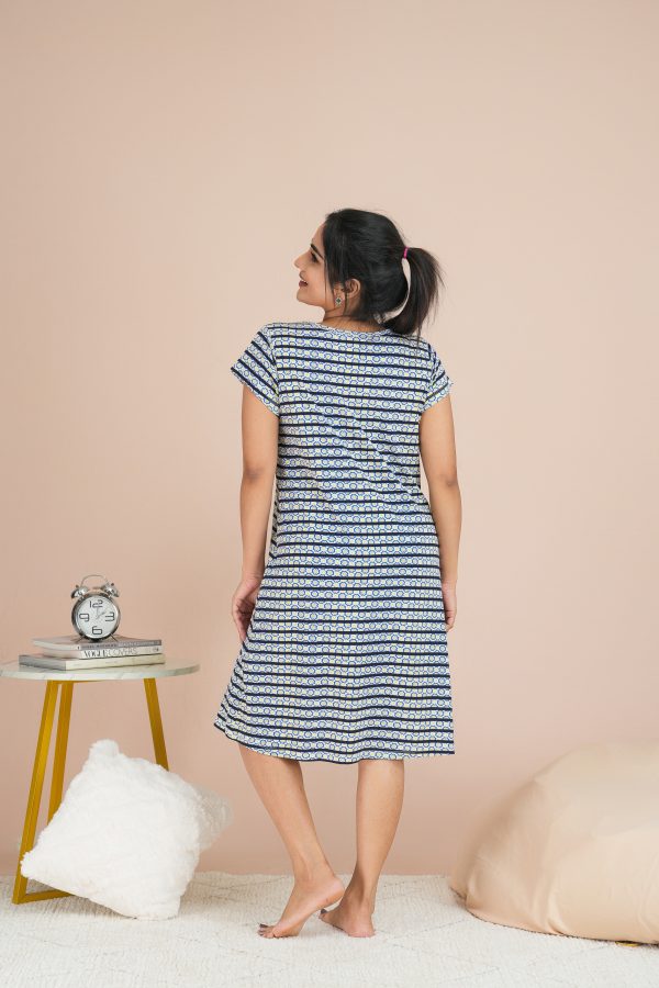 Printed Loose-fit Nightdress - Image 5