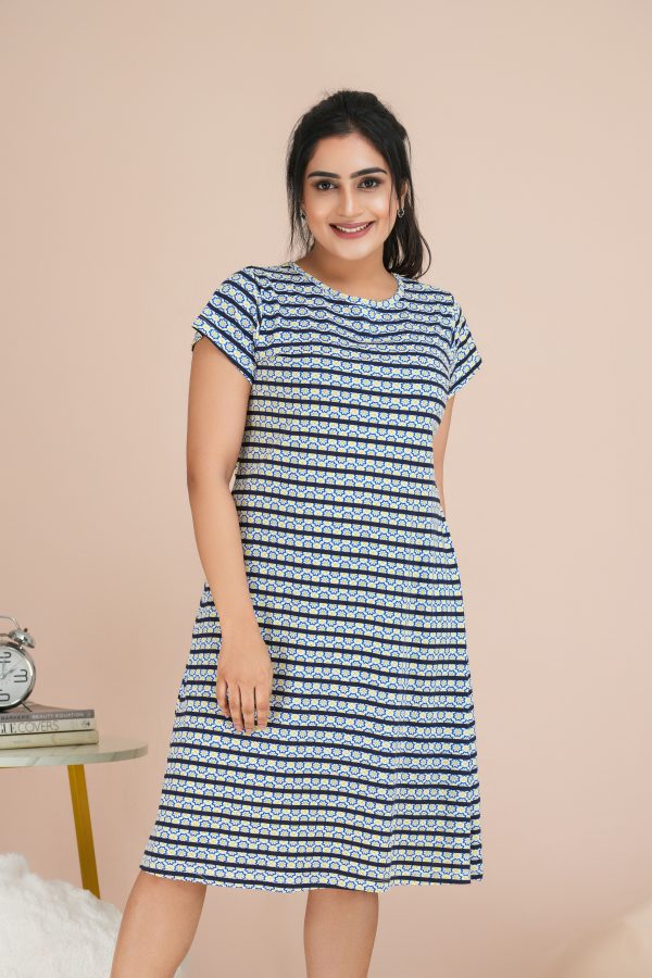 Printed Loose-fit Nightdress - Image 7