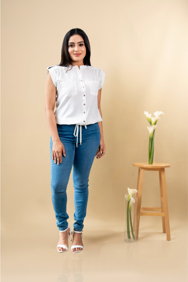 Button Up Utility Top - Image 3