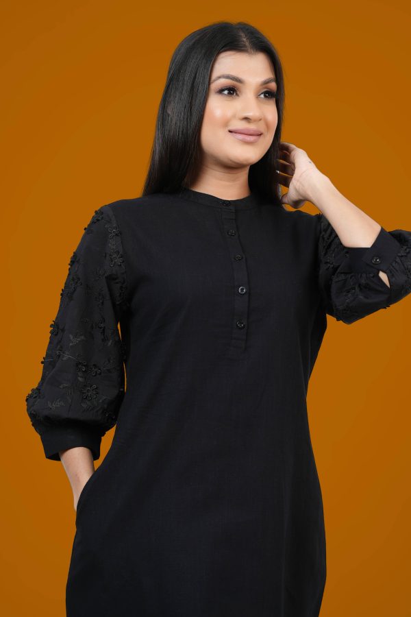Cutlawn Sleeve Short Dress