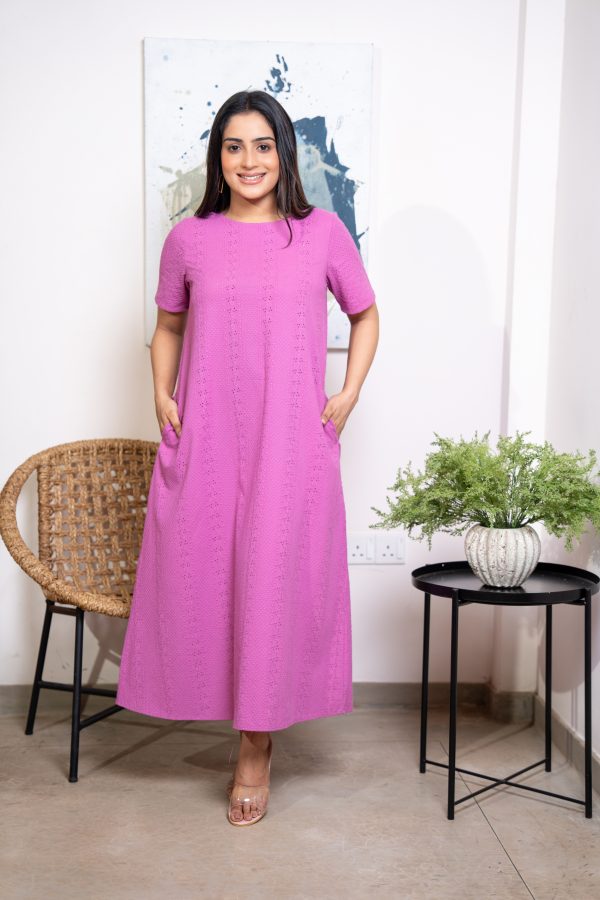 Cut Lawn Maxi Tent Dress - Image 4